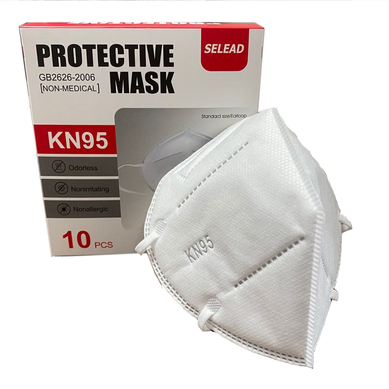 Плазмена маска, която не е обработена срещу прах KN95