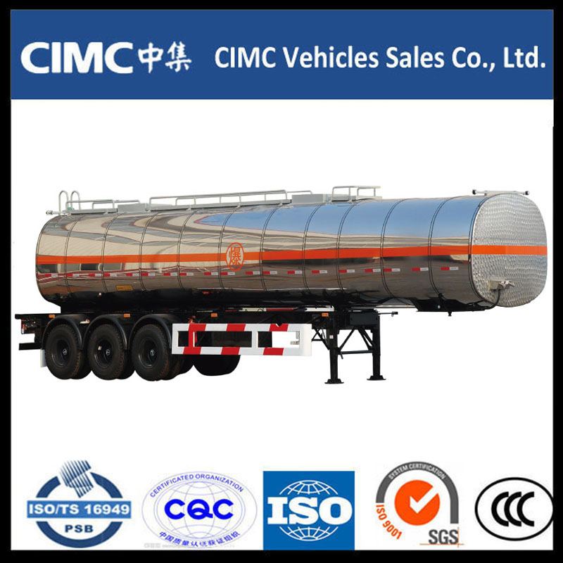 Гореща продажба Полуремарке за резервоар за гориво CIMC